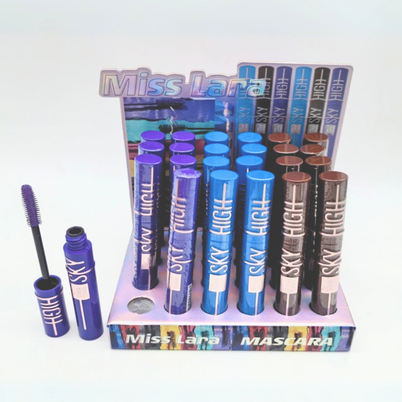 MASCARA DE PESTAÑAS DE COLORES - MISS LARA - CAJA COMPLETA 24 U