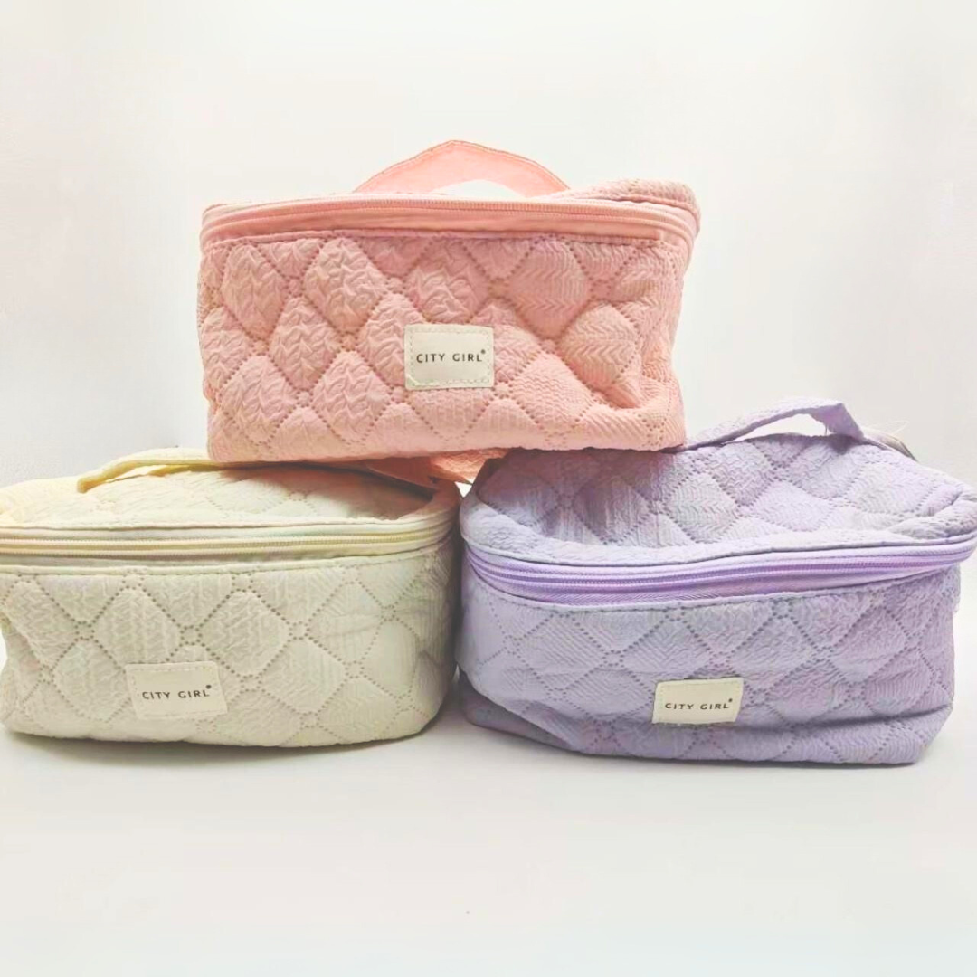 PORTA COSMÉTICOS / NECESER DE TELA – CITY GIRL