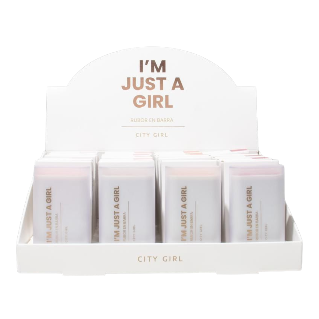 RUBOR EN BARRA - CAJA COMPLETA 24 U - CITY GIRL