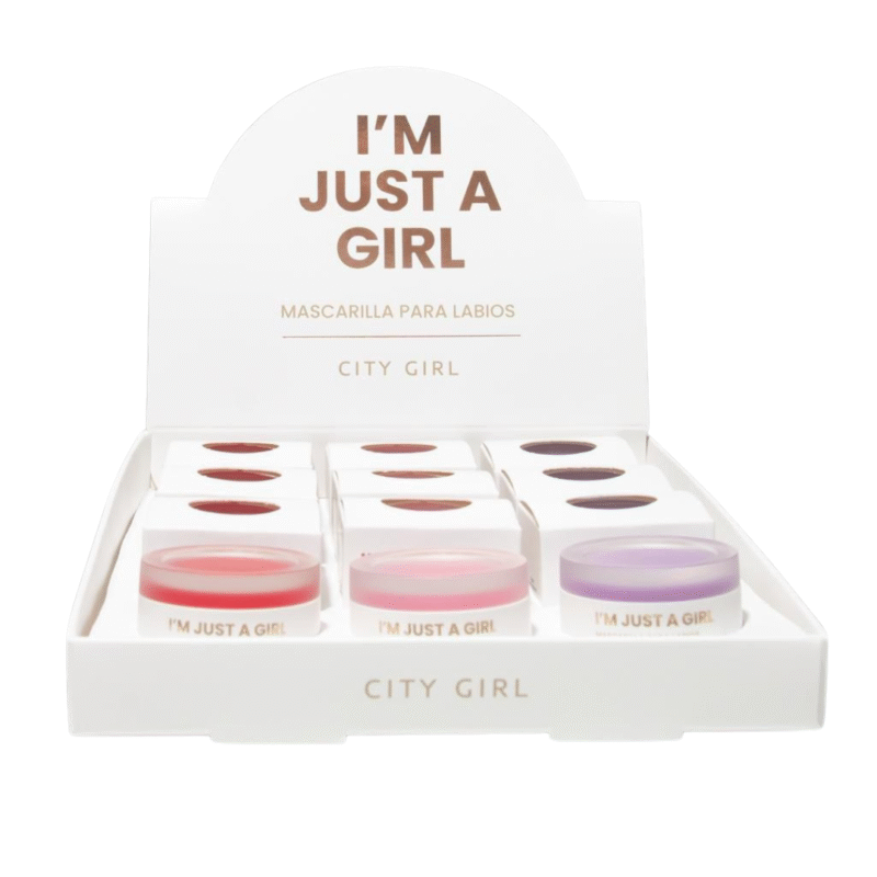 MASCARILLA PARA LABIOS - CAJA COMPLETA 12 U - CITY GIRL