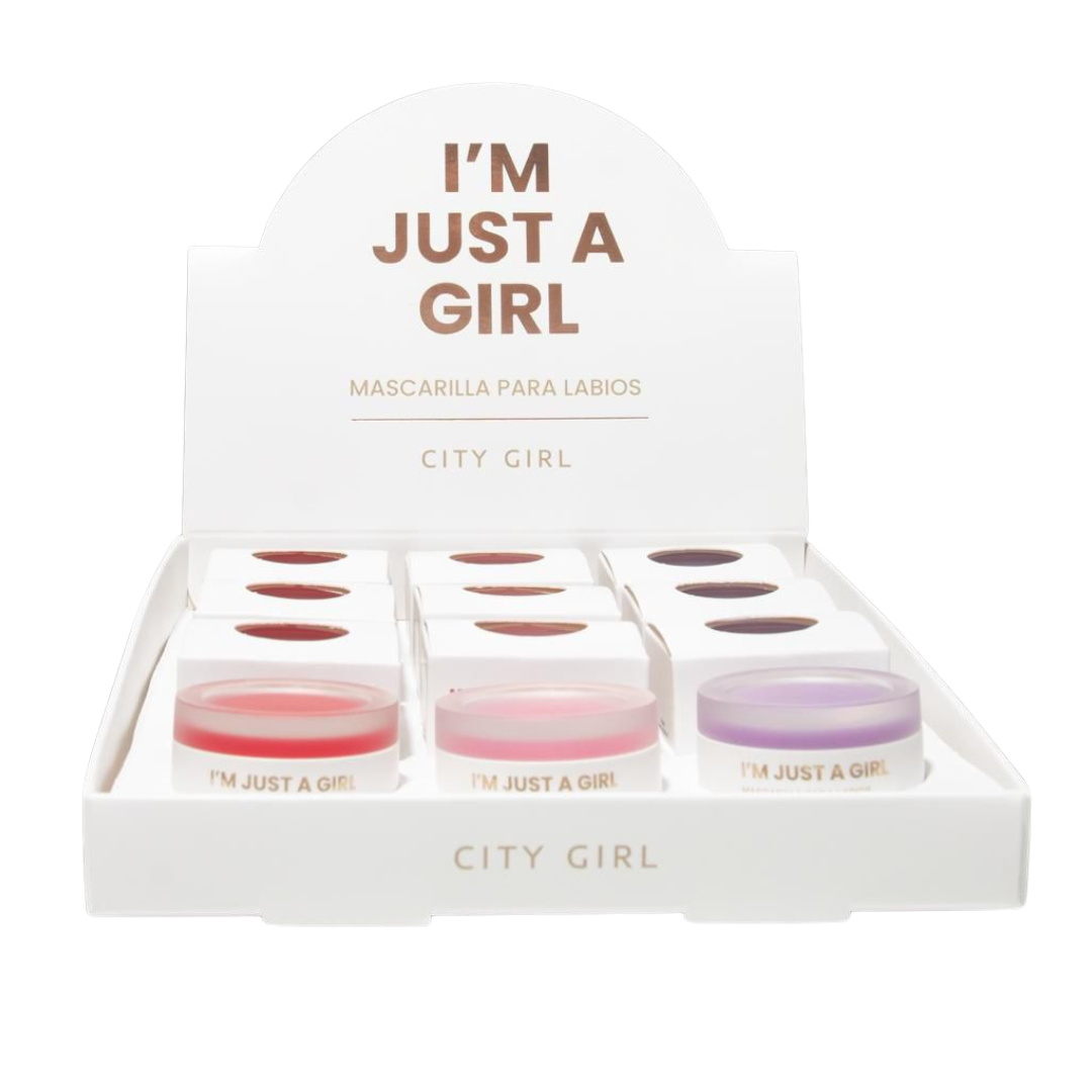 MASCARILLA PARA LABIOS - CAJA COMPLETA 12 U - CITY GIRL