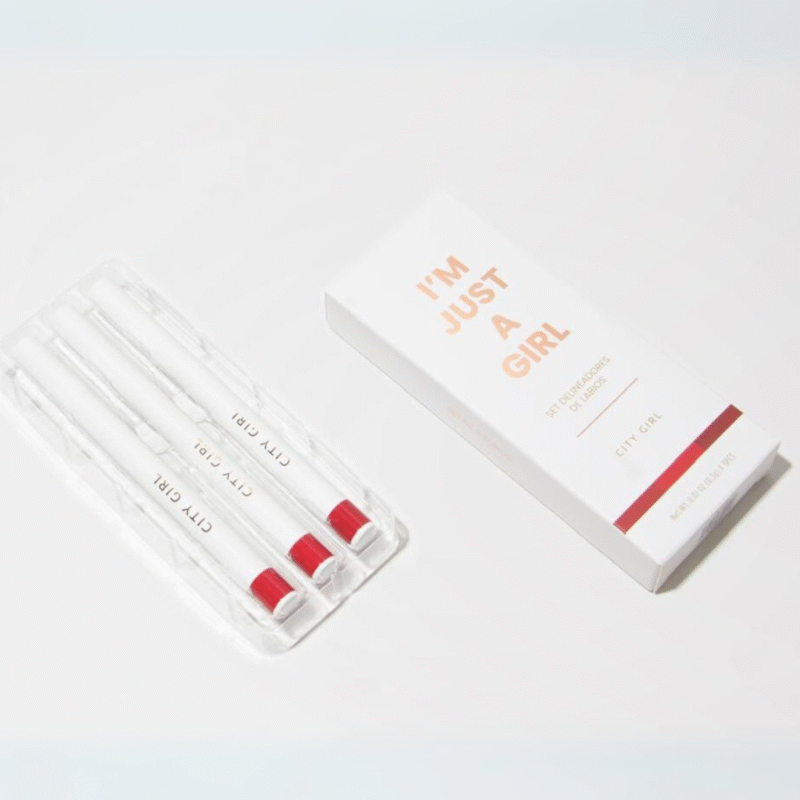 SET DE 3 DELINEADORES PARA LABIOS - CAJA COMPLETA 18 U - CITY GIRL