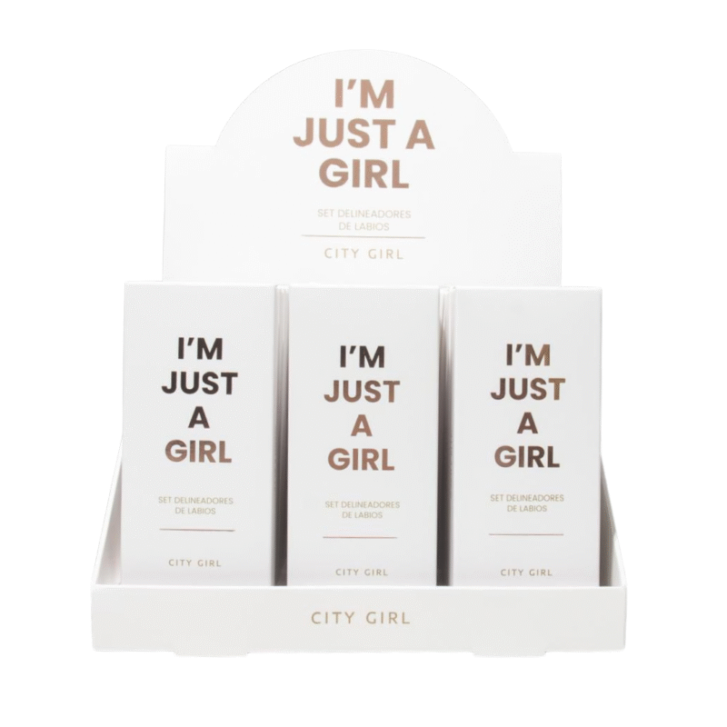 SET DE 3 DELINEADORES PARA LABIOS - CAJA COMPLETA 18 U - CITY GIRL - Imagen 4