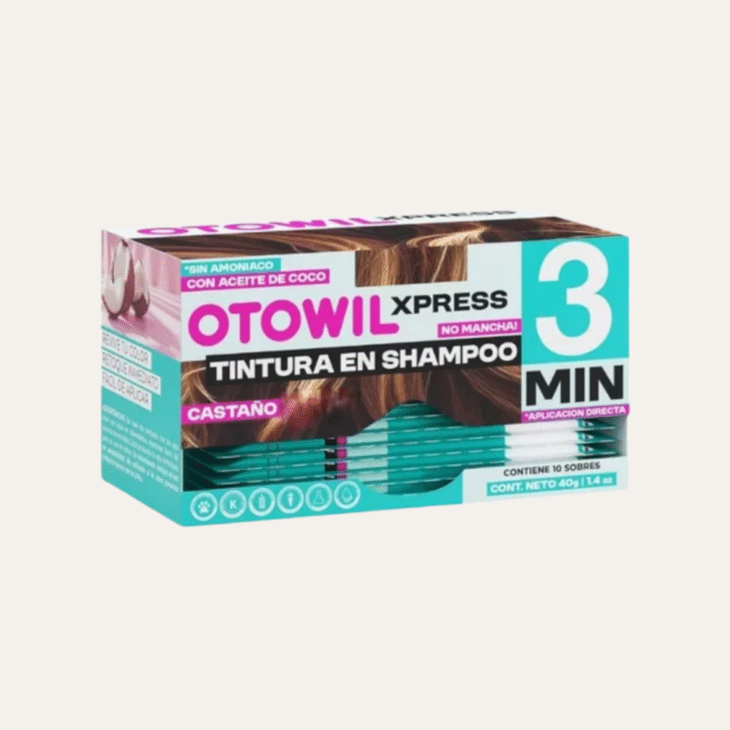 TINTURA EN SHAMPOO EXPRESS *CASTAÑO – OTOWIL