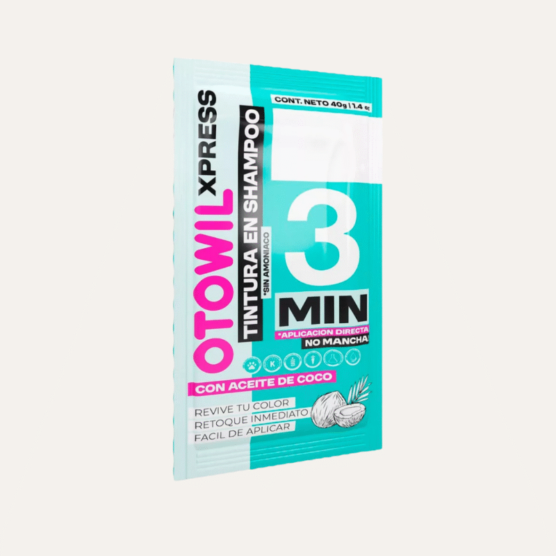 TINTURA EN SHAMPOO EXPRESS *CASTAÑO – OTOWIL - Imagen 2