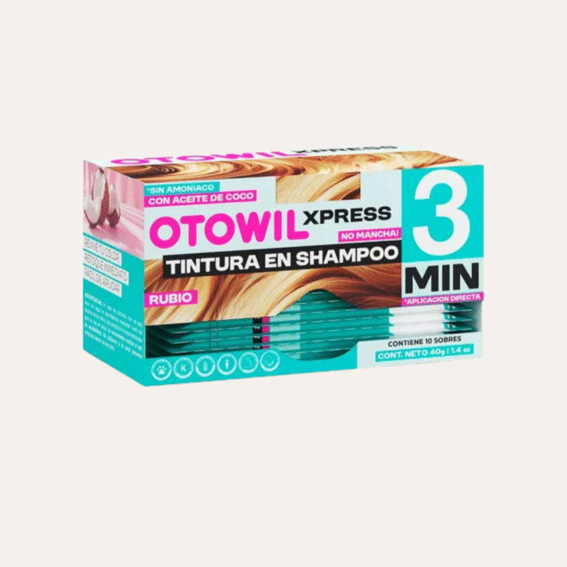 TINTURA EN SHAMPOO EXPRESS *RUBIO – OTOWIL