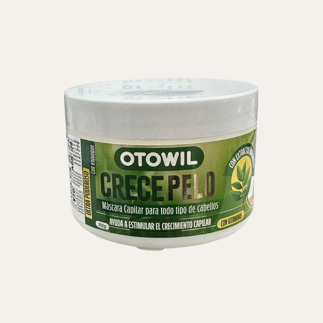 MASCARA CAPILAR - ESTIMULANTE DE CRECIMIENTO CON ORTIGA 250g - OTOWIL