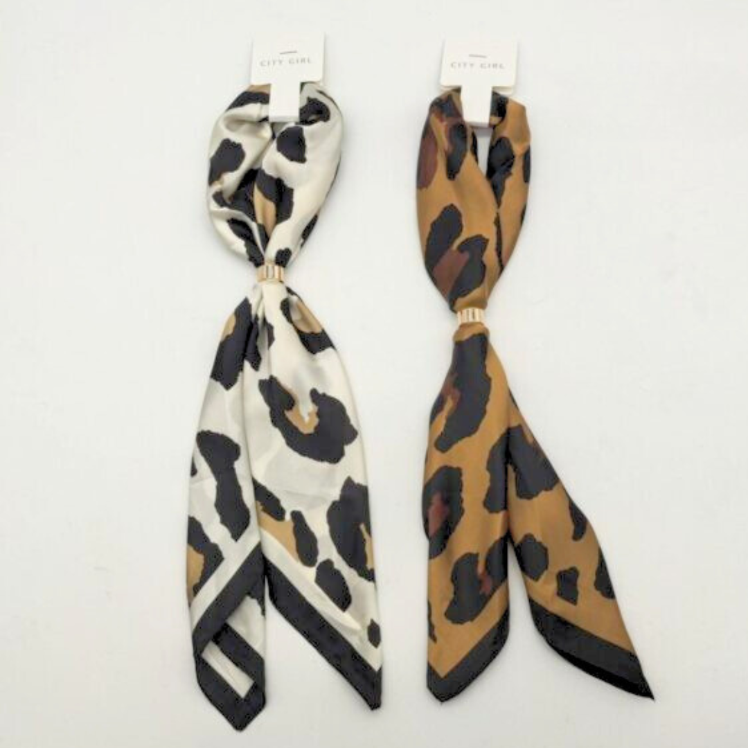 PAÑUELO DE SEDA ANIMAL PRINT - CITY GIRL