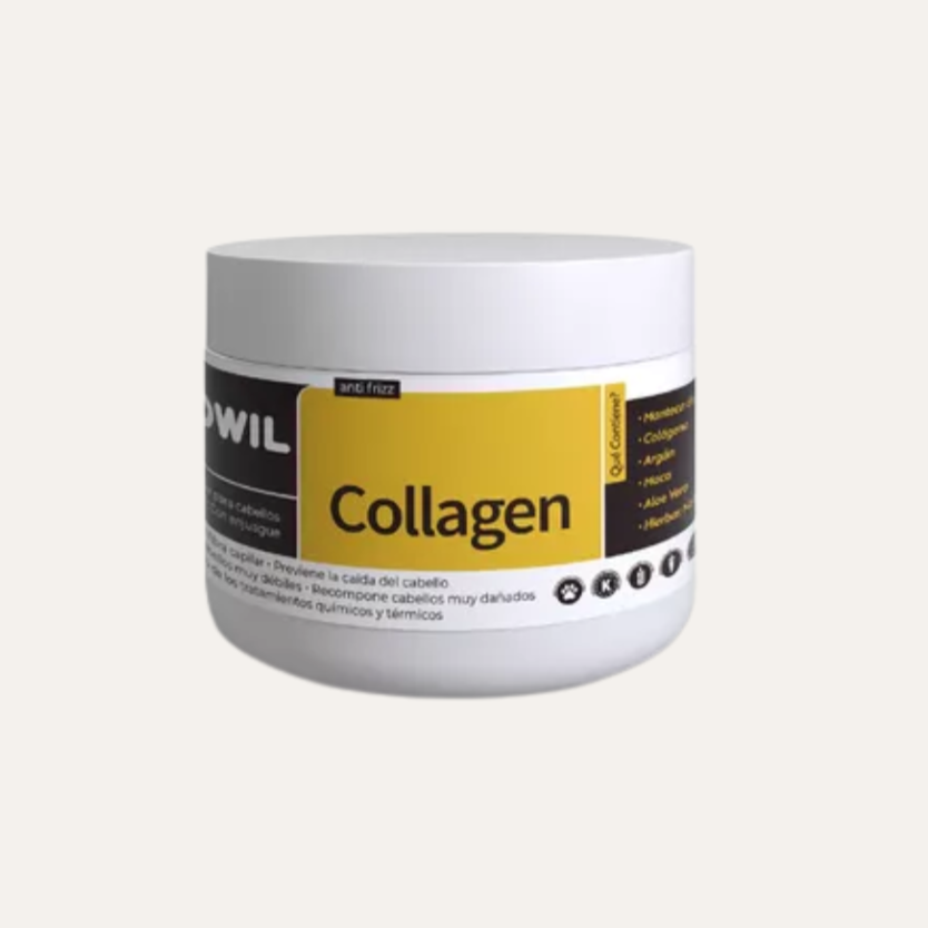 MASCARA CAPILAR COLLAGEN - PARA CABELLOS MUY DAÑADOS 250g - OTOWIL