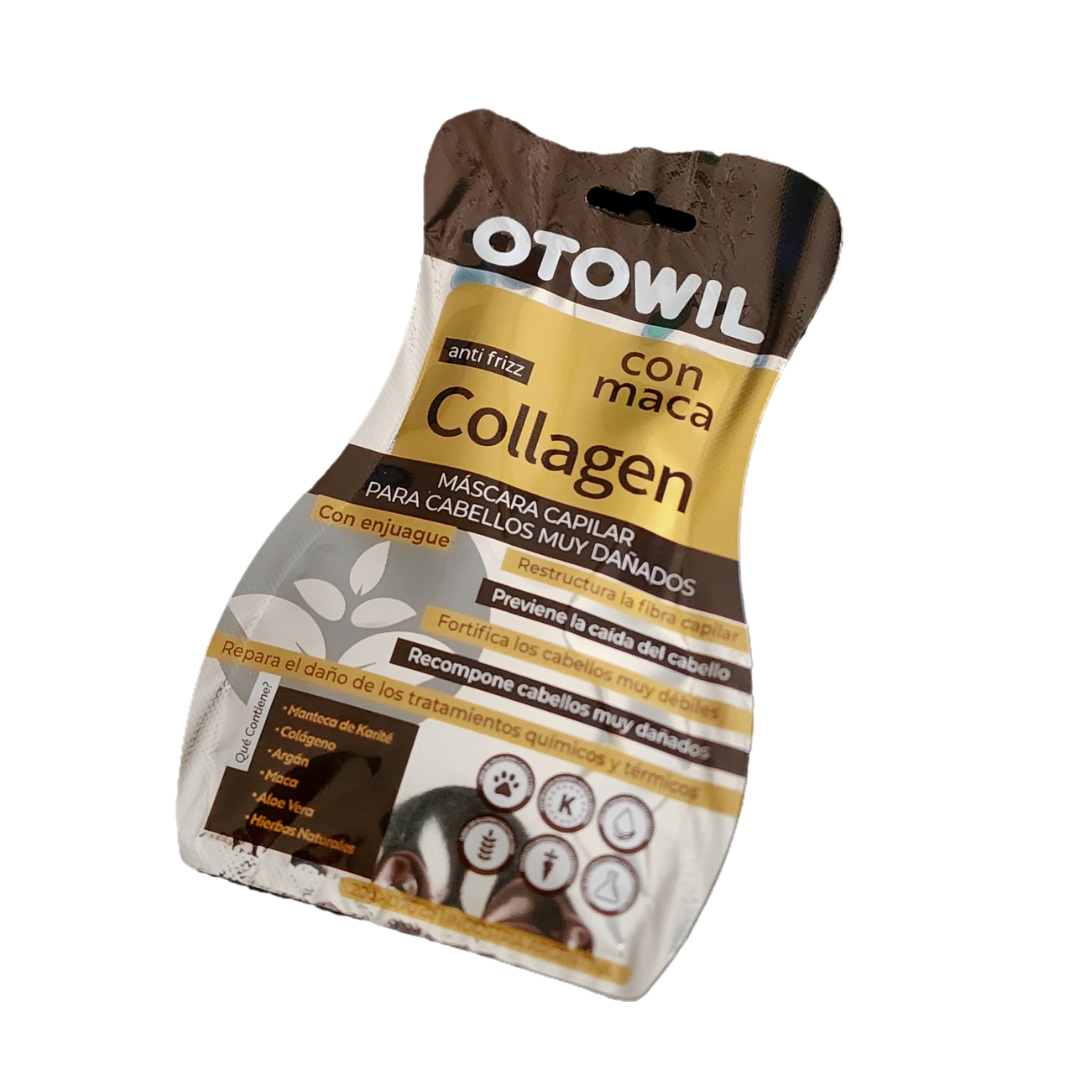 MASCARA CAPILAR COLLAGEN PARA CABELLOS MUY DAÑADOS 20g - OTOWIL