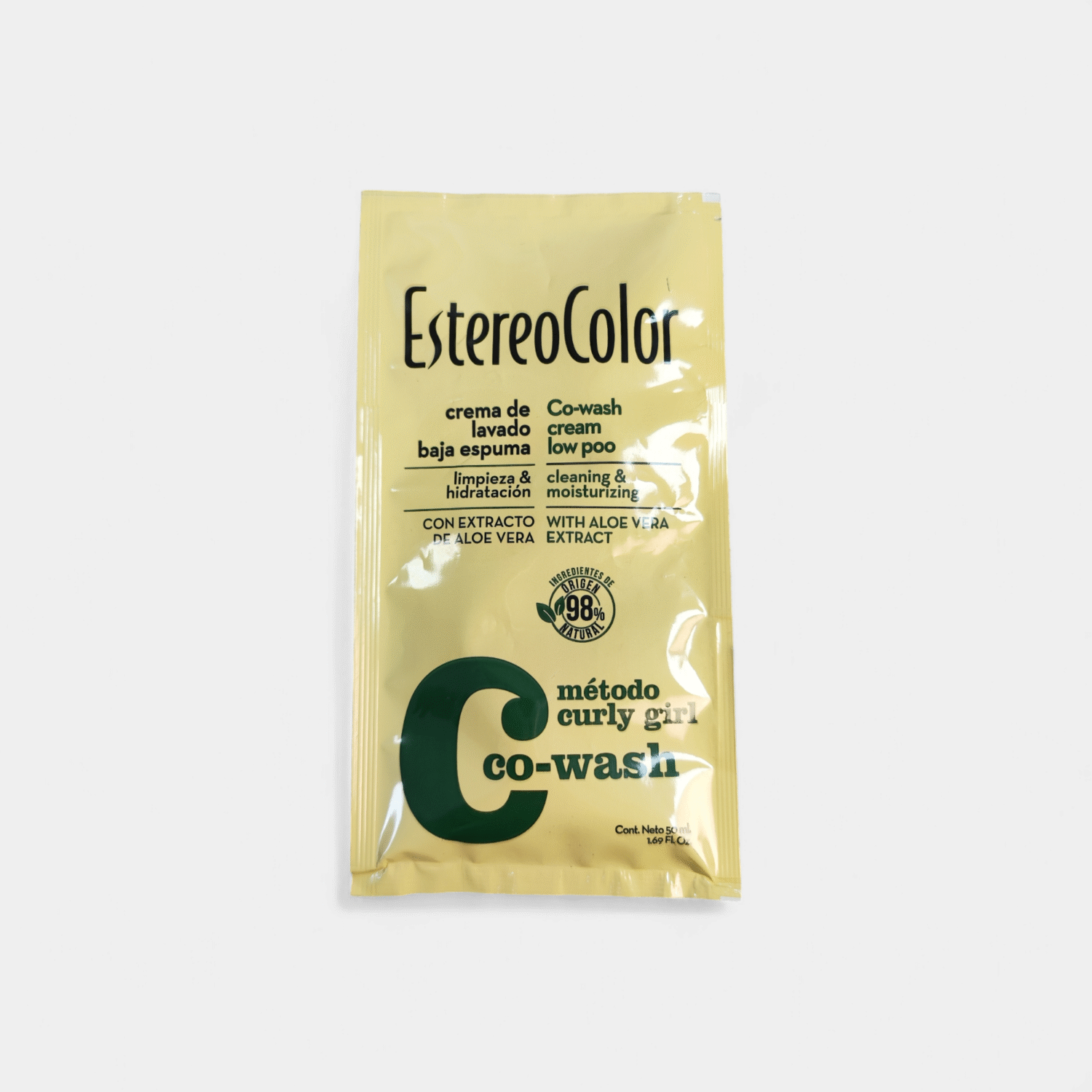 SHOCK CREMA DE LAVADO BAJA ESPUMA - CON ALOE VERA IDEAL RULOS - ESTEREO COLOR