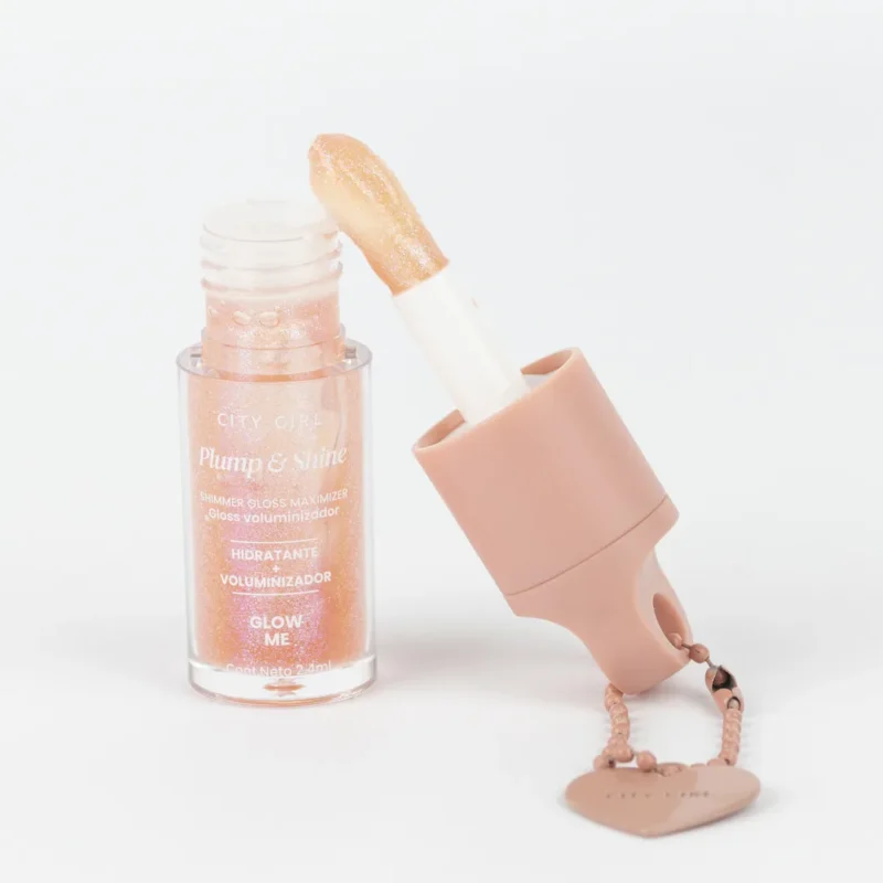 GLOSS LABIAL LLAVERO Plump & Shine – CITY GIRL POR SERIE 4u - Imagen 6