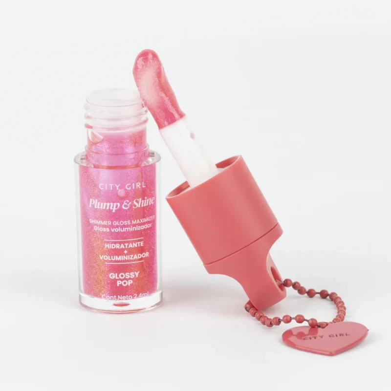 GLOSS LABIAL LLAVERO Plump & Shine – CITY GIRL POR SERIE 4u - Imagen 8