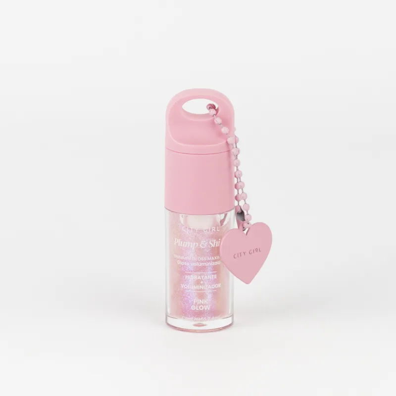 GLOSS LABIAL LLAVERO Plump & Shine – CITY GIRL POR SERIE 4u