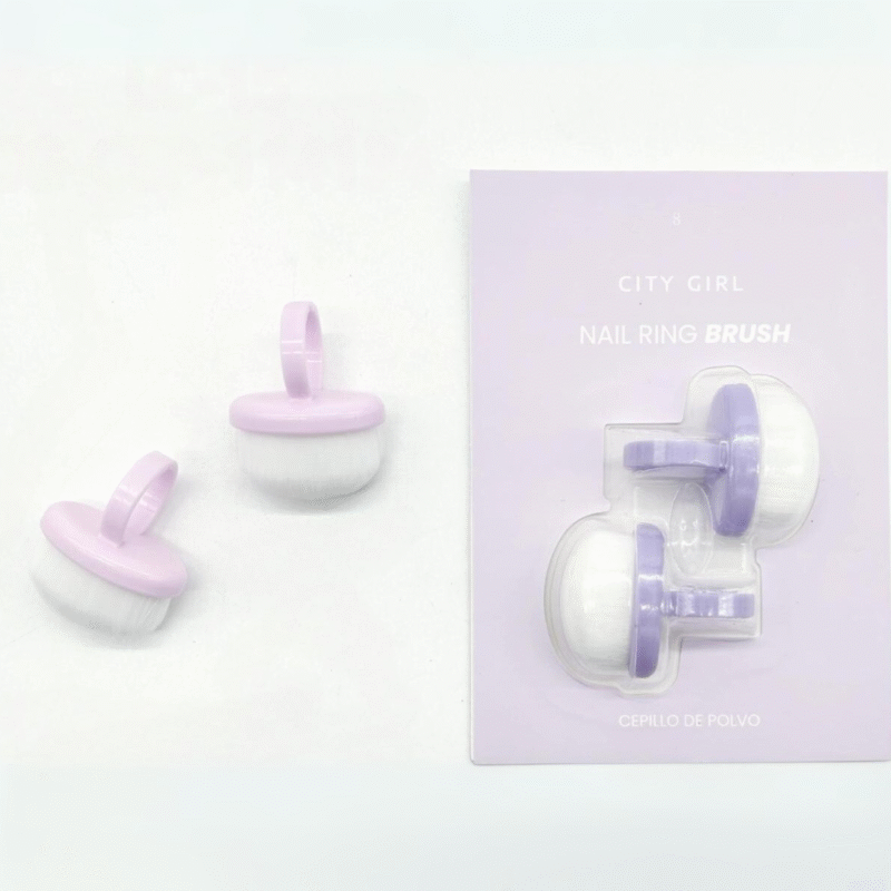 CEPILLOS ANILLO PARA UÑAS 2PCS - CITY GIRL