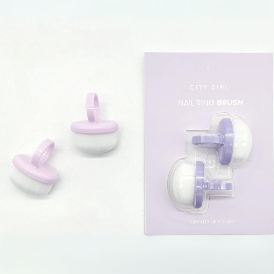 CEPILLOS ANILLO PARA UÑAS 2PCS - CITY GIRL