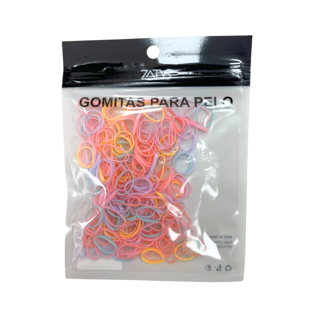 SET DE COLITAS ELÁSTICAS DE COLORES - ZATYS