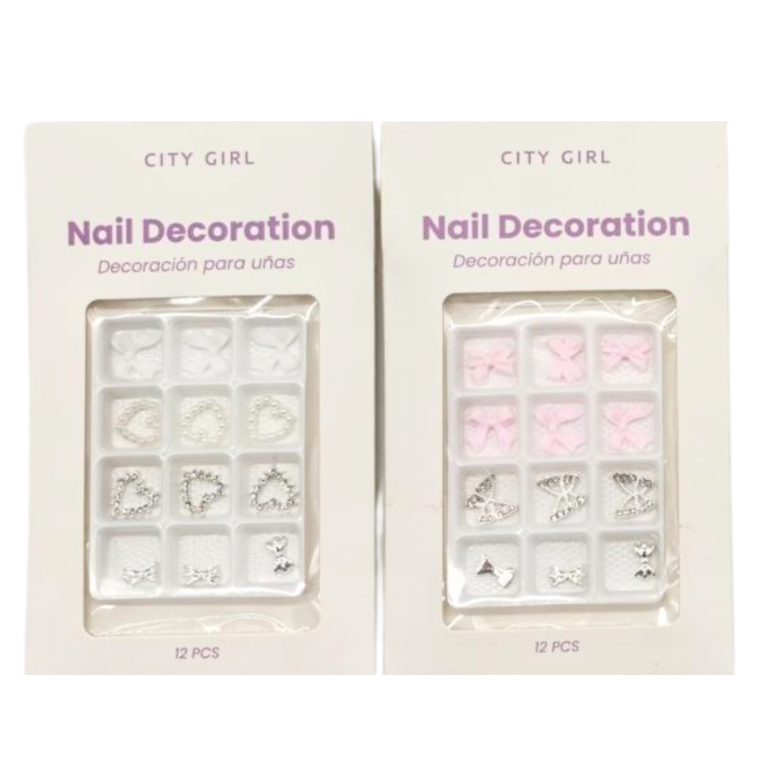 DECO APLIQUES PARA UÑAS - CITY GIRL