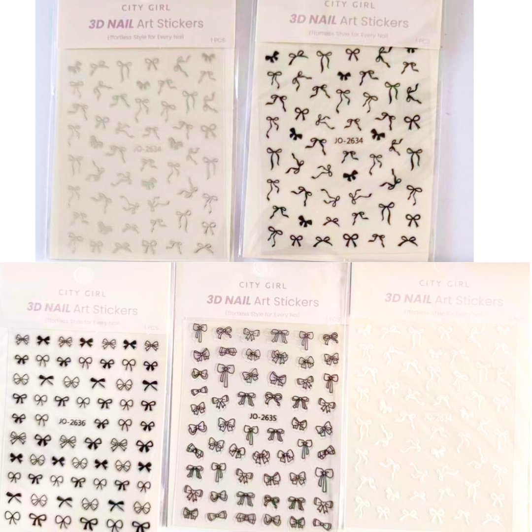 STICKERS DE MOÑOS 3D - CITY GIRL