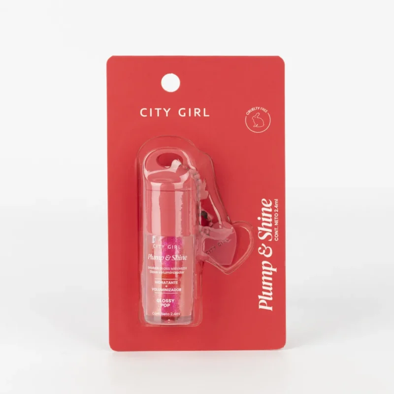 GLOSS LABIAL LLAVERO Plump & Shine – CITY GIRL POR SERIE 4u - Imagen 12