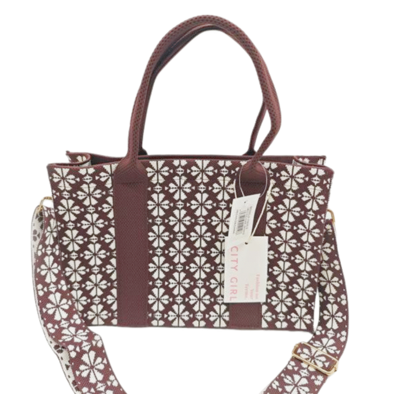 CARTERA DE TELA ESTAMPADA - CITY GIRL - Imagen 3
