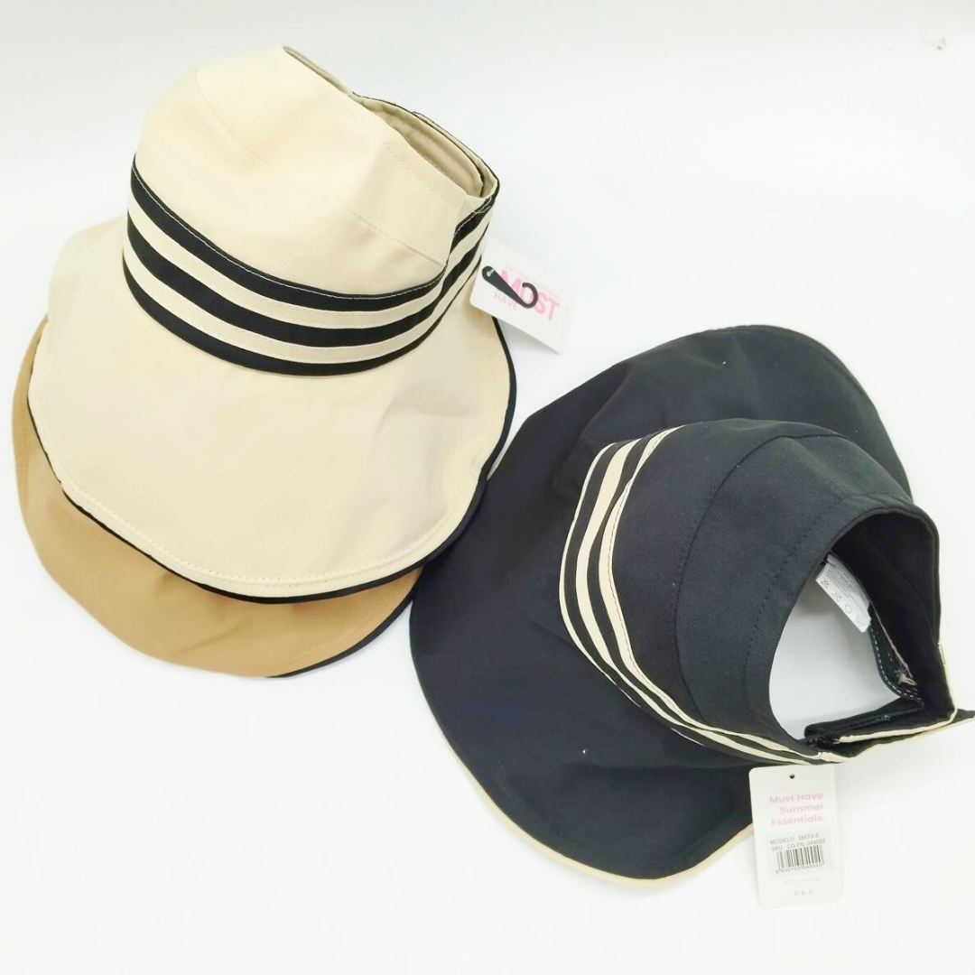 SOMBRERO VISERA CON PROTECTOR SOLAR - CITY GIRL