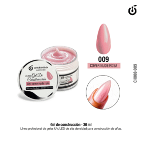 GEL DE CONSTRUCCIÓN CHERIMOYA 30ML - TONO #09 COVER NUDE ROSA