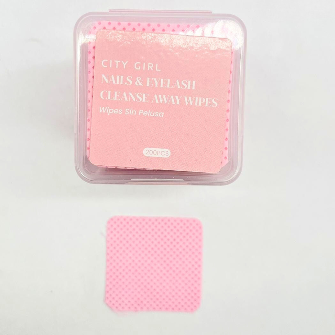 WIPES ROSA CUADRADOS - CAJA DE 200 PCS - CITY GIRL