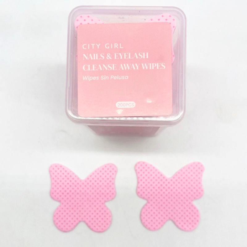 WIPES ROSA MARIPOSA - CAJA DE 200 PCS - CITY GIRL