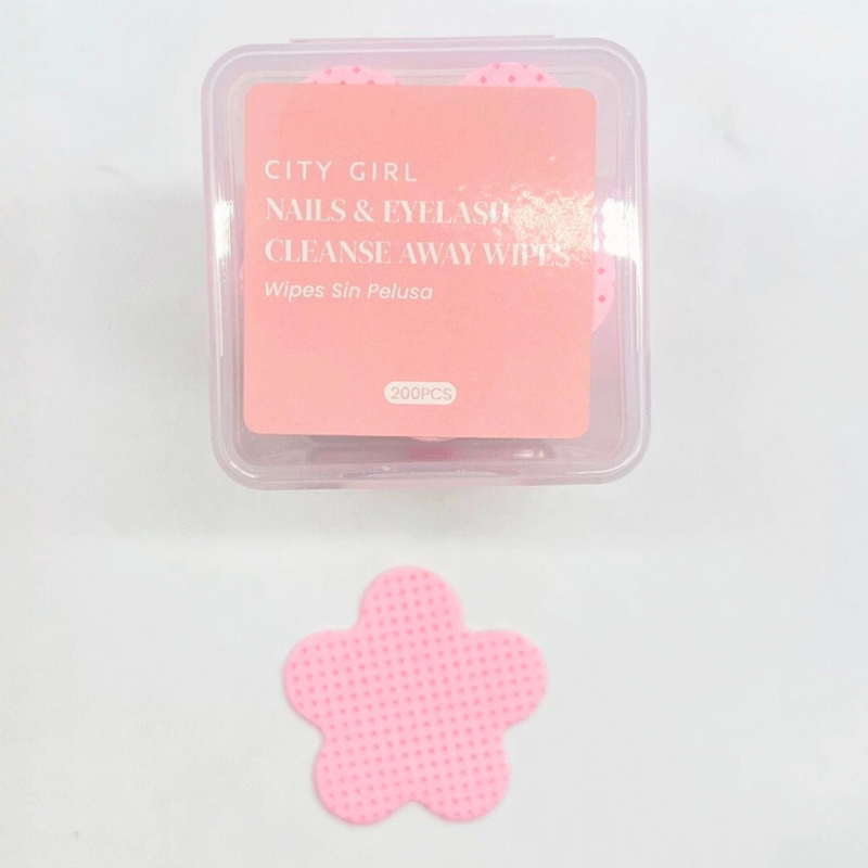 WIPES ROSA FLOR - CAJA DE 200 PCS - CITY GIRL