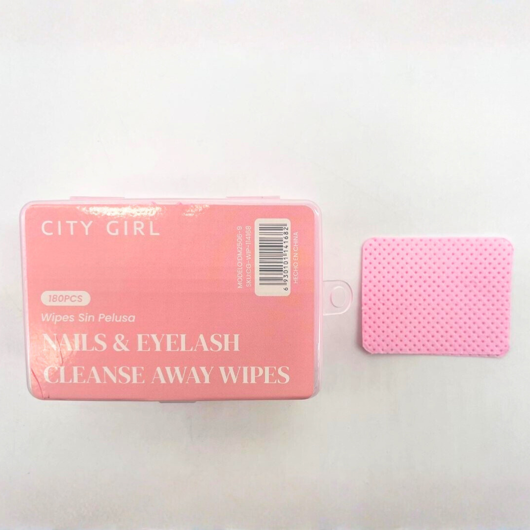 WIPES ROSA RECTANGULAR - CAJA DE 180 PCS - CITY GIRL