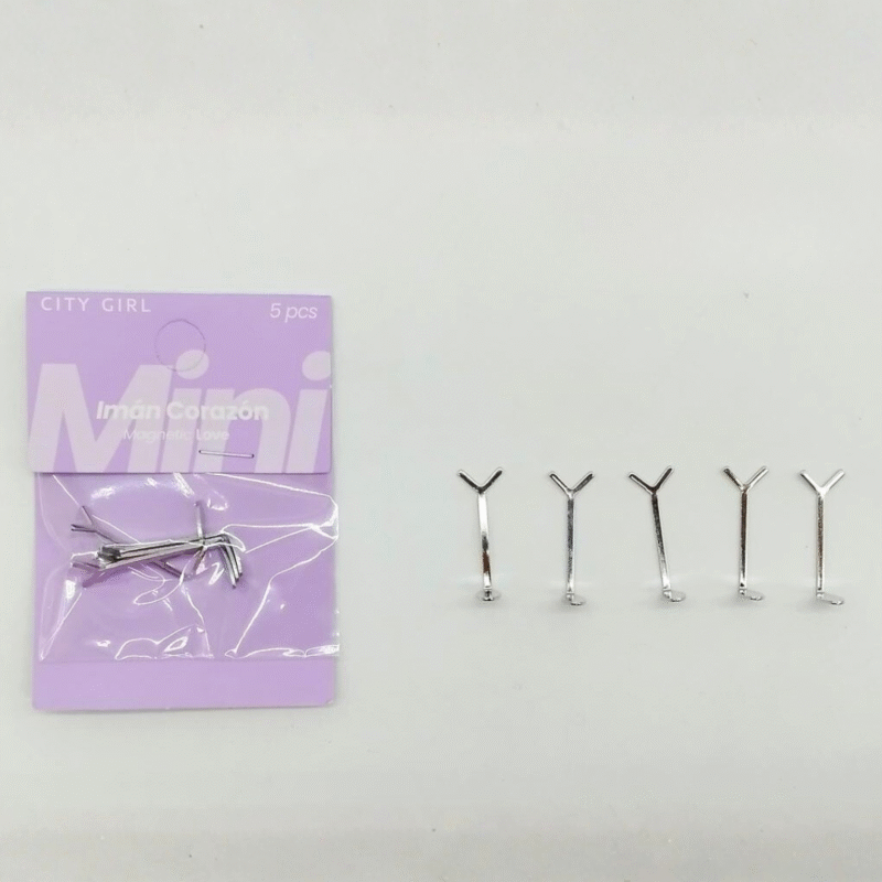ACCESORIOS PARA IMÁN CAT EYE FORMA CORAZON - 5PCS CITY GIRL