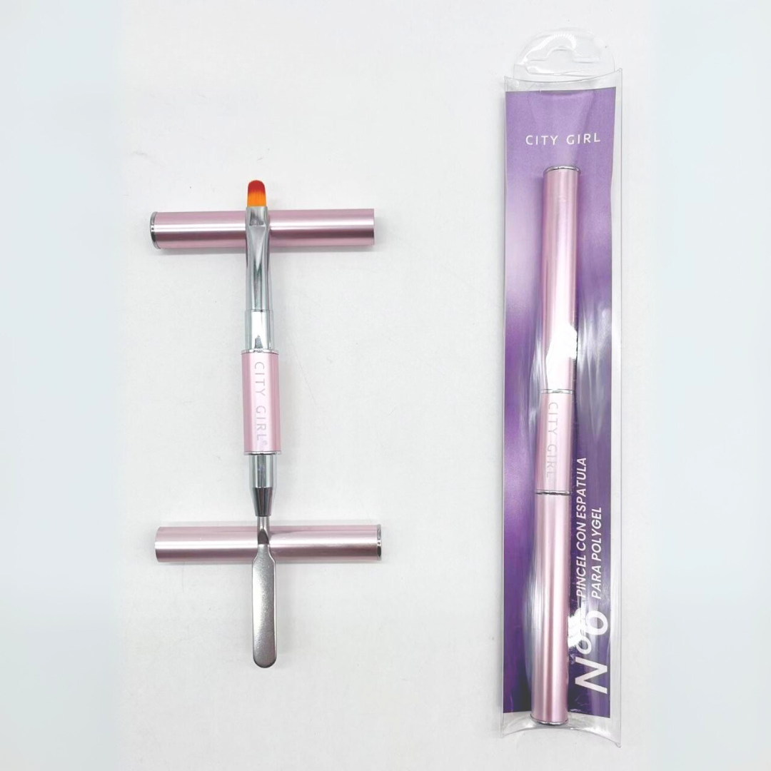 PINCEL PARA POLYGEL ROSA GOLD - CITY GIRL