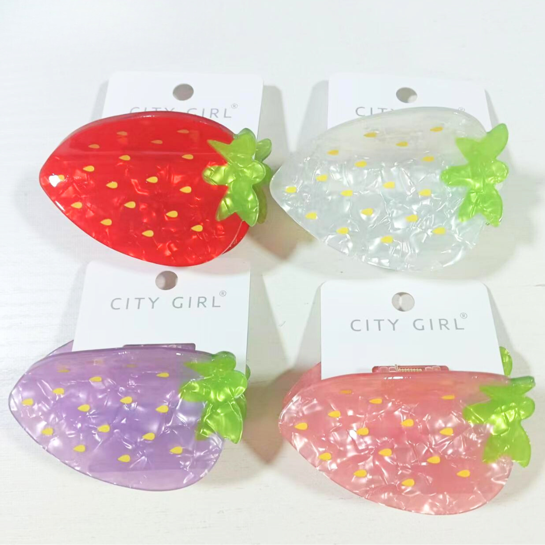 BROCHES FRUTILLAS TORNASOL - PAQUETE 12 UNIDADES