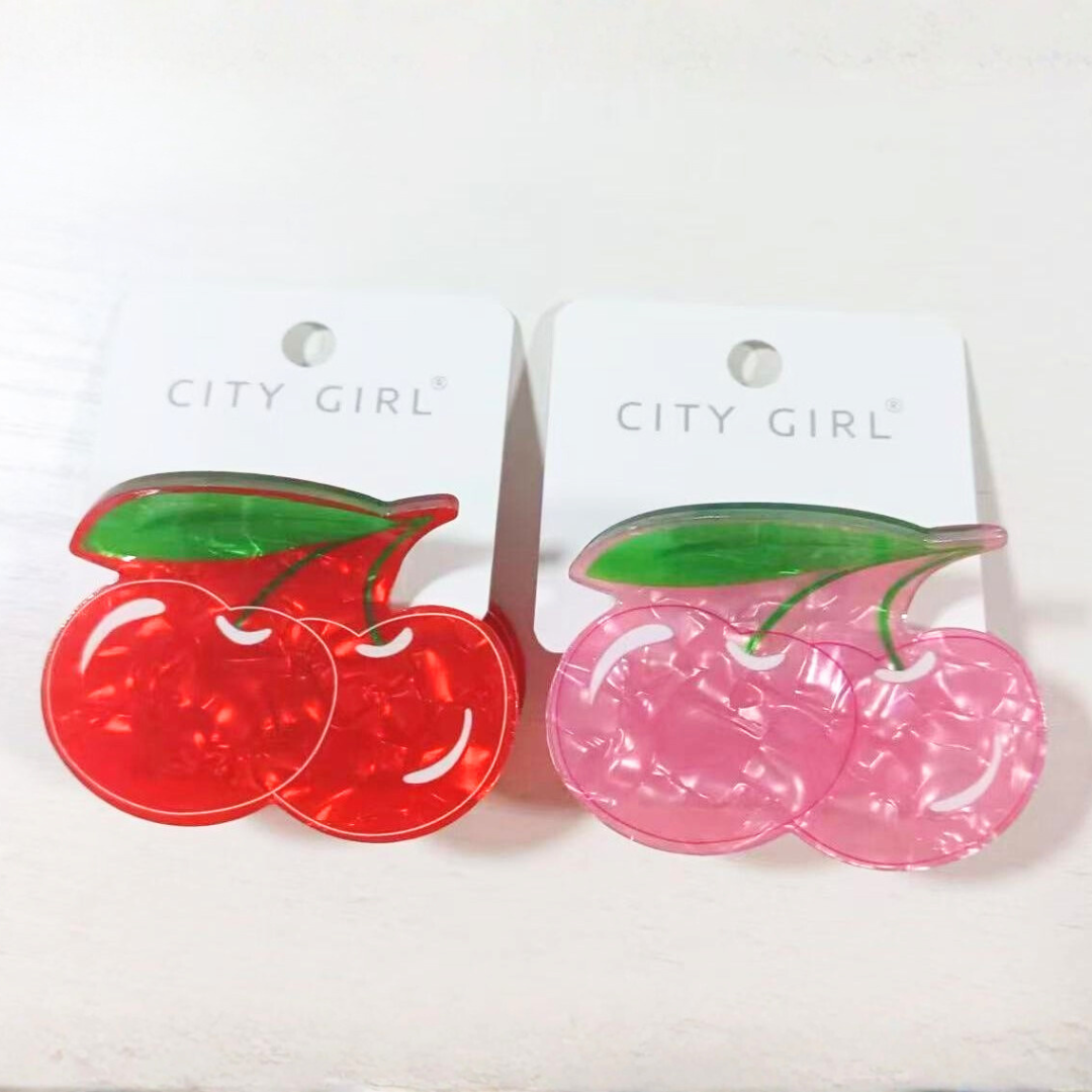 BROCHES CEREZA TORNASOL - PAQUETE 12 UNIDADES