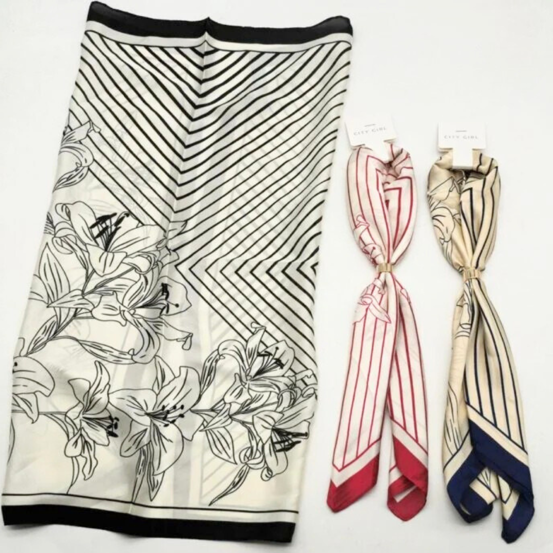 PAÑUELO DE SEDA - CITY GIRL