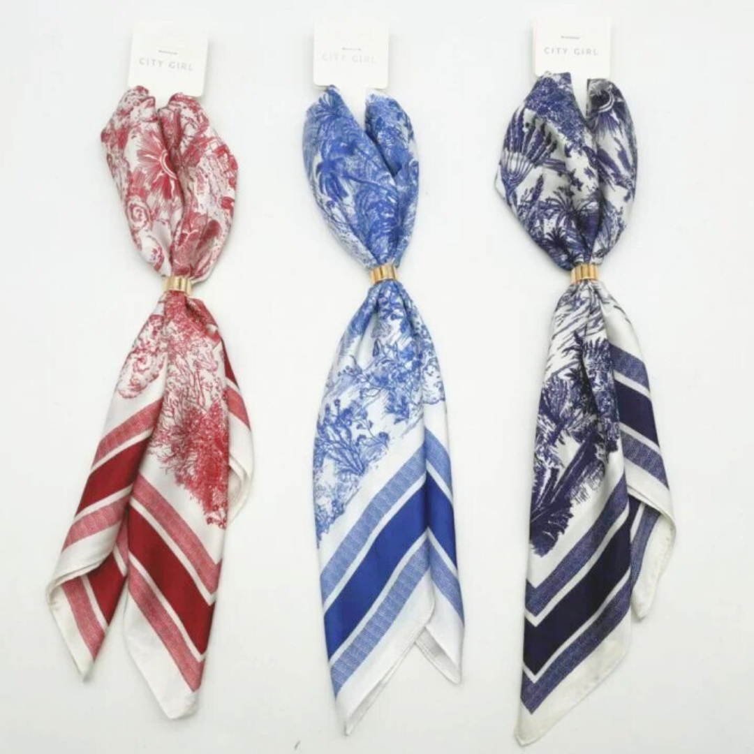 PAÑUELO DE SEDA - CITY GIRL