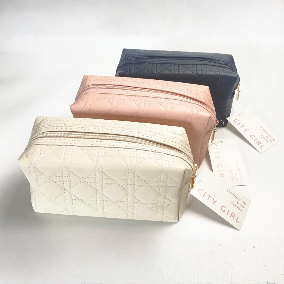 NECESER / PORTA COSMÉTICOS ROMBOS - CITY GIRL