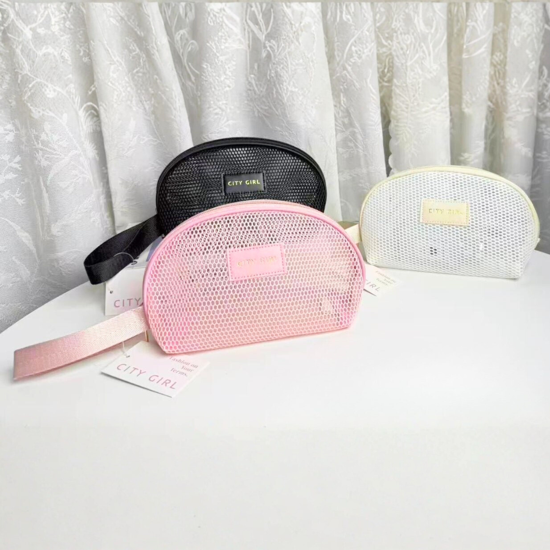 NECESER / PORTA COSMÉTICOS DE RED - CITY GIRL