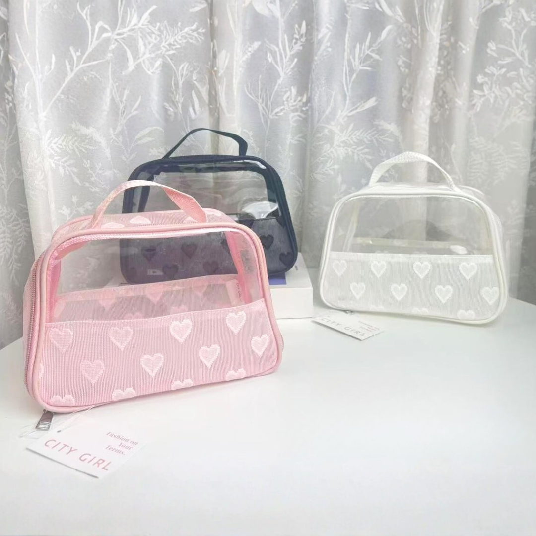 PORTA COSMETICOS CORAZONES – CITY GIRL