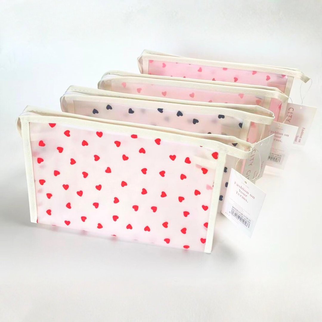 NECESER / PORTA COSMÉTICOS CORAZONES – CITY GIRL