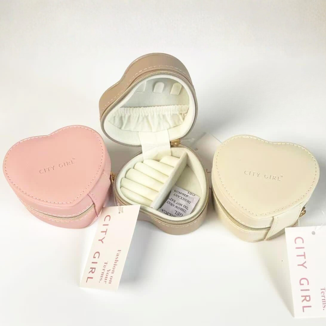 ALHAJERO / JOYERO CORAZÓN ORGANIZADOR DE VIAJE PEQUEÑO - CITY GIRL