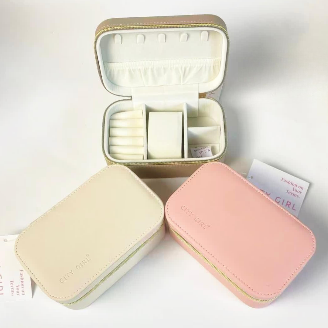 ALHAJERO / JOYERO RECTANGULAR ORGANIZADOR DE VIAJE GRANDE - CITY GIRL