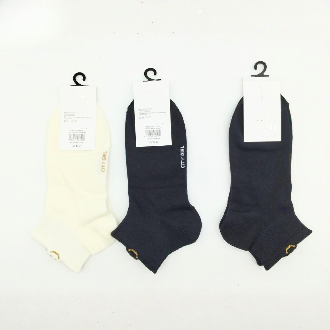 MEDIAS SOQUETES - PACK 10 PARES - CITY GIRL