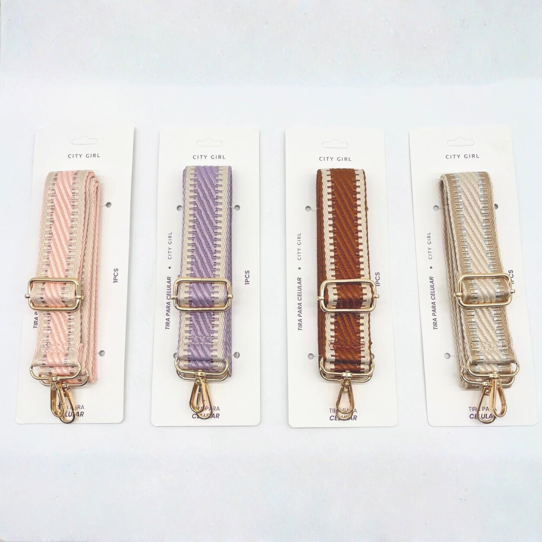 CORREA PARA CARTERA PAQUETE 12u - CITY GIRL