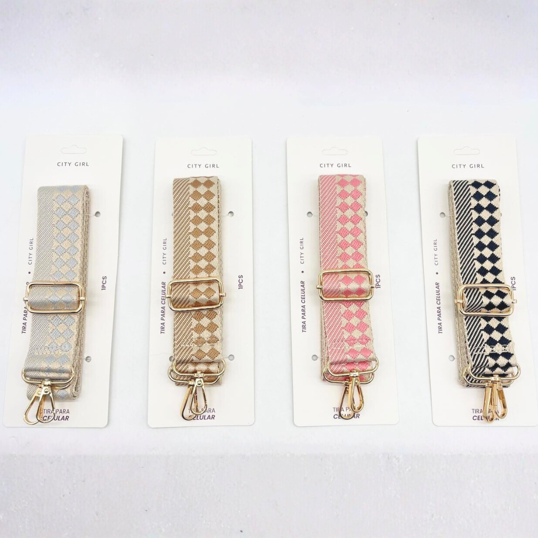 CORREA PARA CARTERA PAQUETE 12u - CITY GIRL