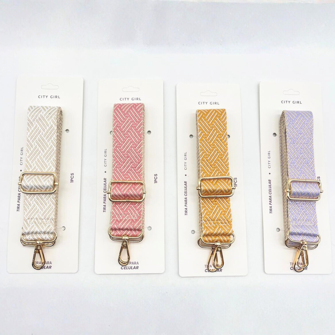 CORREA PARA CARTERA PAQUETE 12u - CITY GIRL