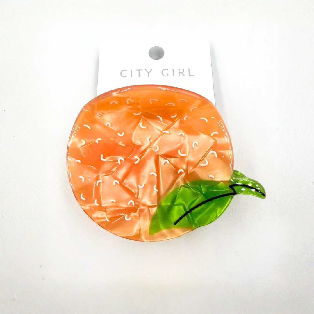 BROCHE NARANJA - CITY GIRL