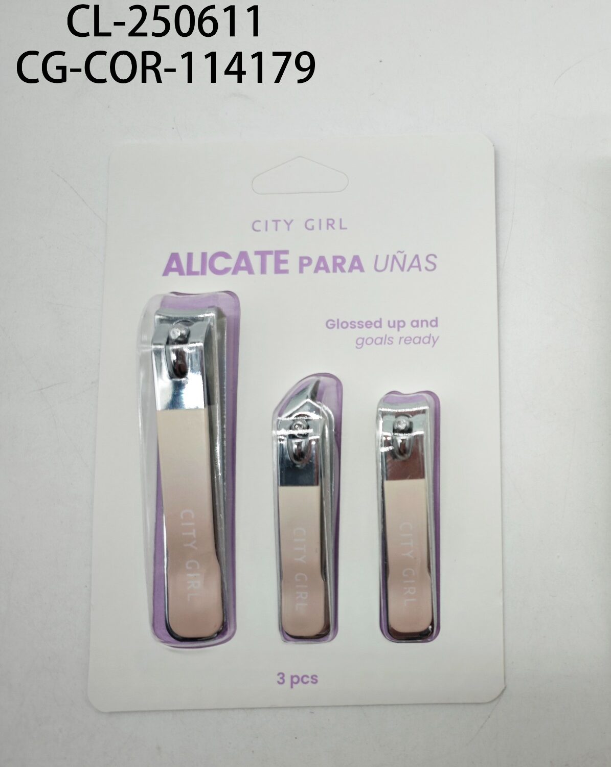 Alicate Para Uñas 3pcs- City Girl