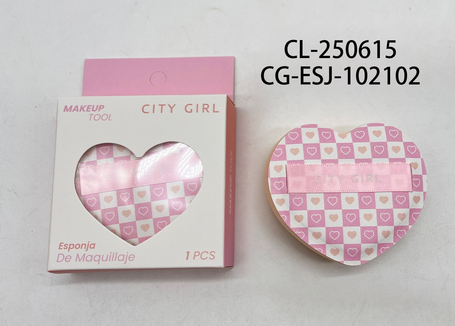 Esponja Corazon Para Maquillaje- City Girl